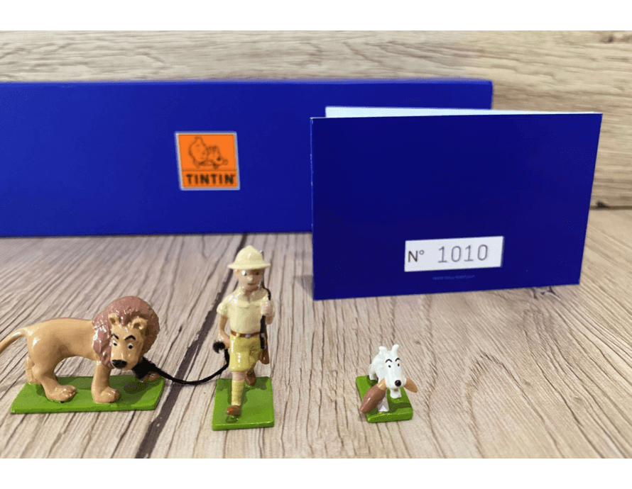 Mini-série Figurines Tintin Au Congo – Pixi Moulinsart N°18/46244 – Plomb