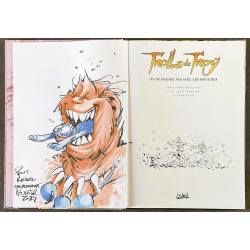 Trolls de Troy T.25 / On ne Badine pas avec les Mouches / Mourier / Dédicace couleur / C / 1 Album / EO / 2021