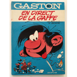 Gaston R4 / En direct de la gaffe / Franquin / C - 1 Album - EO - 1974