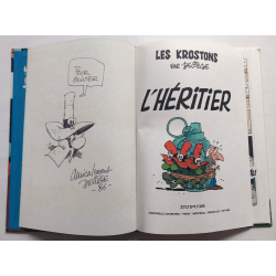  Les Krostons T.04 / L'Héritier / Dédicace  Deliège / C / 1 Album / EO - 1984