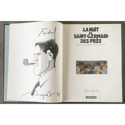 Nestor Burma T5 - La Nuit de Saint Germain des Prés + dédicace - C - 1 Album - Première édition - 2005