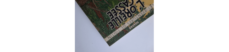 Kuifje Dl. 6 / Hergé / Het gebroken oor (A18, grote afbeelding) - C - Zwart-wit - Heruitgave (1942)