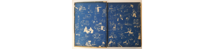 Kuifje Dl. 6 / Hergé / Het gebroken oor (A18, grote afbeelding) - C - Zwart-wit - Heruitgave (1942)