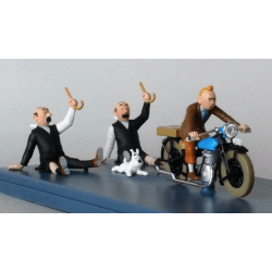 Tintin / Hergé / Voiture 1/24 / La moto de Tintin - le Sceptre d'Ottokar - (2021)