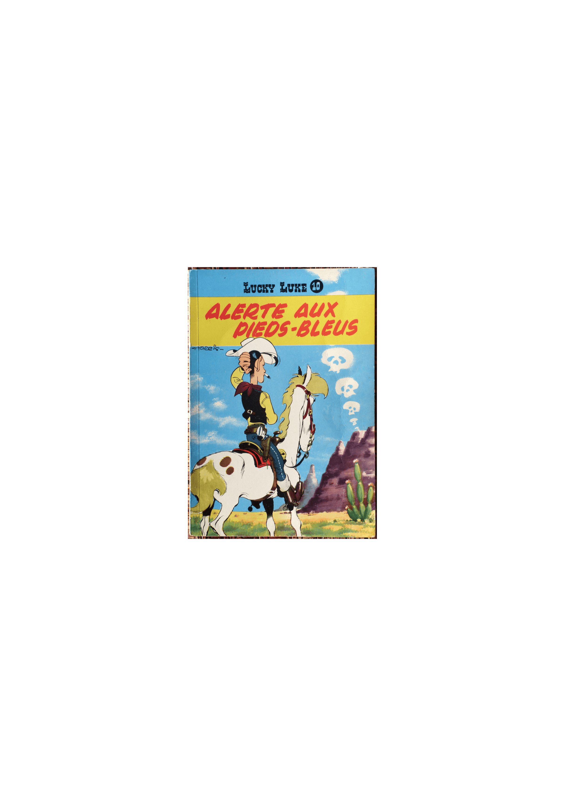 Lucky Luke T.10 / Blauwvoet Alert / Morris / B / EO Frans / (1958)