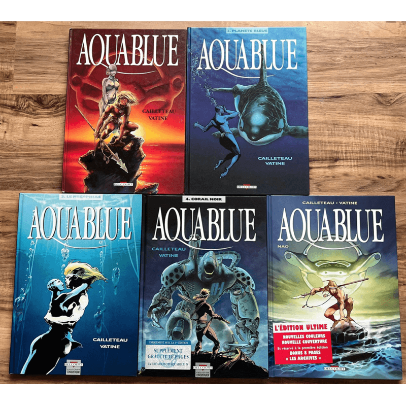 Aquablue T.01 to T.04 / 5x C - EO - (1988/2003)