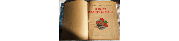 Tintin T.12 / Hergé / Le trésor de Rackham le Rouge (A24) - C - EO - (1945)