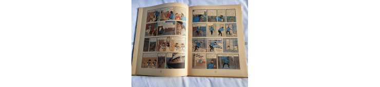 Tintin T.12 / Hergé / Le trésor de Rackham le Rouge (A24) - C - EO - (1945)