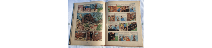 Tintin T.12 / Hergé / Le trésor de Rackham le Rouge (A24) - C - EO - (1945)