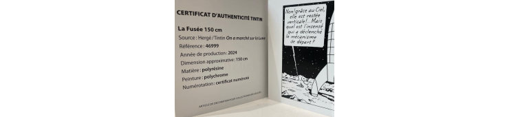 Tintin / Hergé / Rocket 150 Cm / Moulinsart / 2024