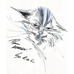 Ensemble de 2 albums dédicacés.