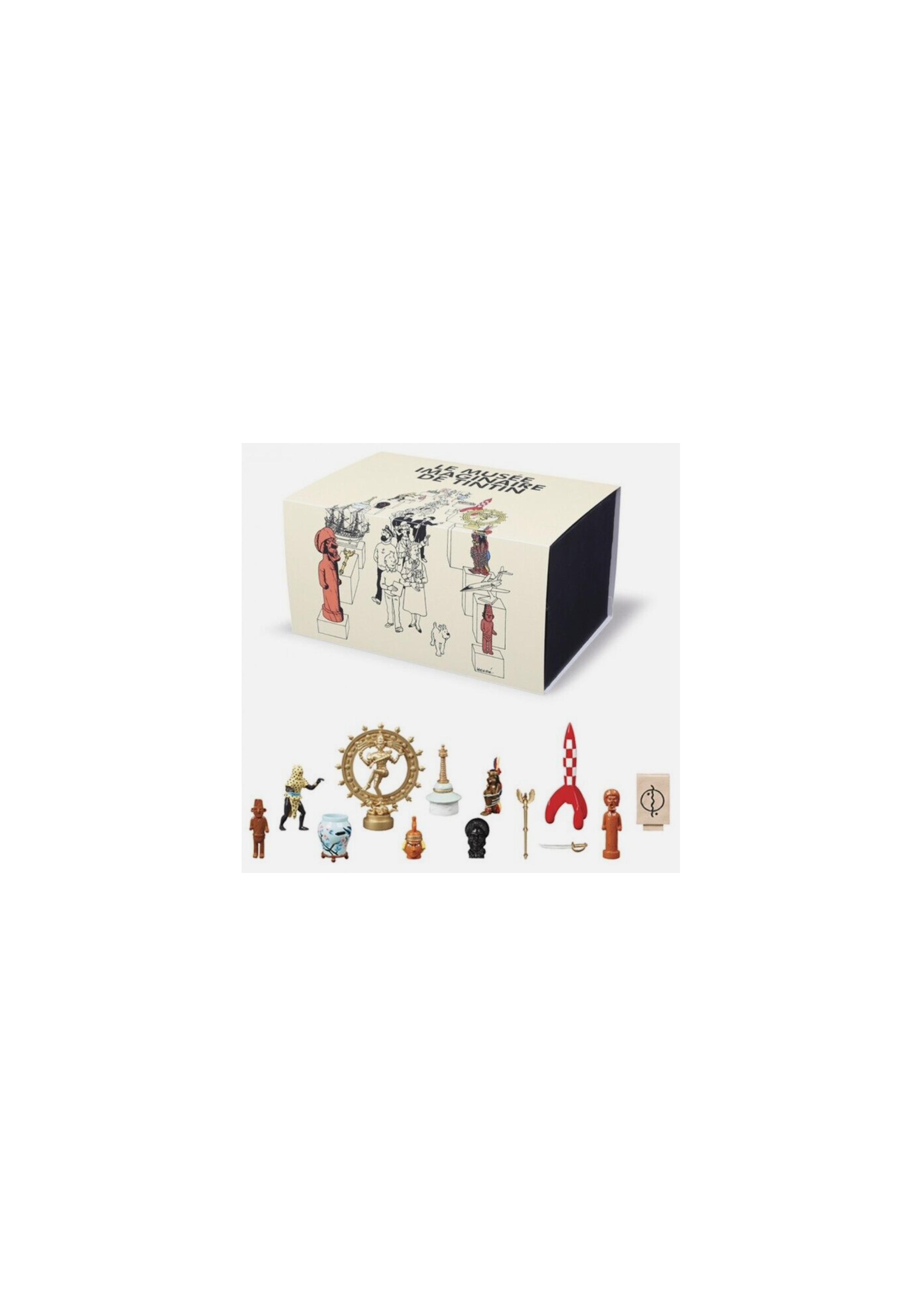 Tintin / Hergé / Coffret musée imaginaire de Tintin 13 figurines / Réf 46530 / Neuf