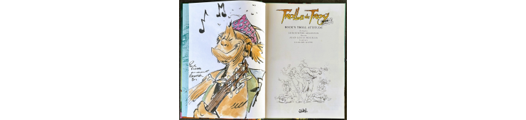 Trolls de Troy T.08 / Rock'N Troll Attitude / Dédicace couleur Mourier