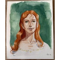 Dessin Original couleur Mig / 2003 / Format A4