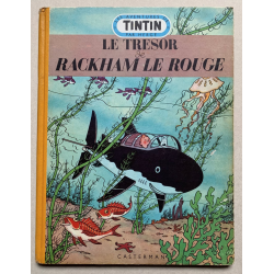 Tintin T.12 / Le Trésor de Rackham le Rouge (Médaillon bleu) / Hergé / 1952