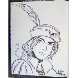 Ballade au bout du monde T.03 + frontispice / Dédicace Vicomte / C /  Édition limitée / 1985