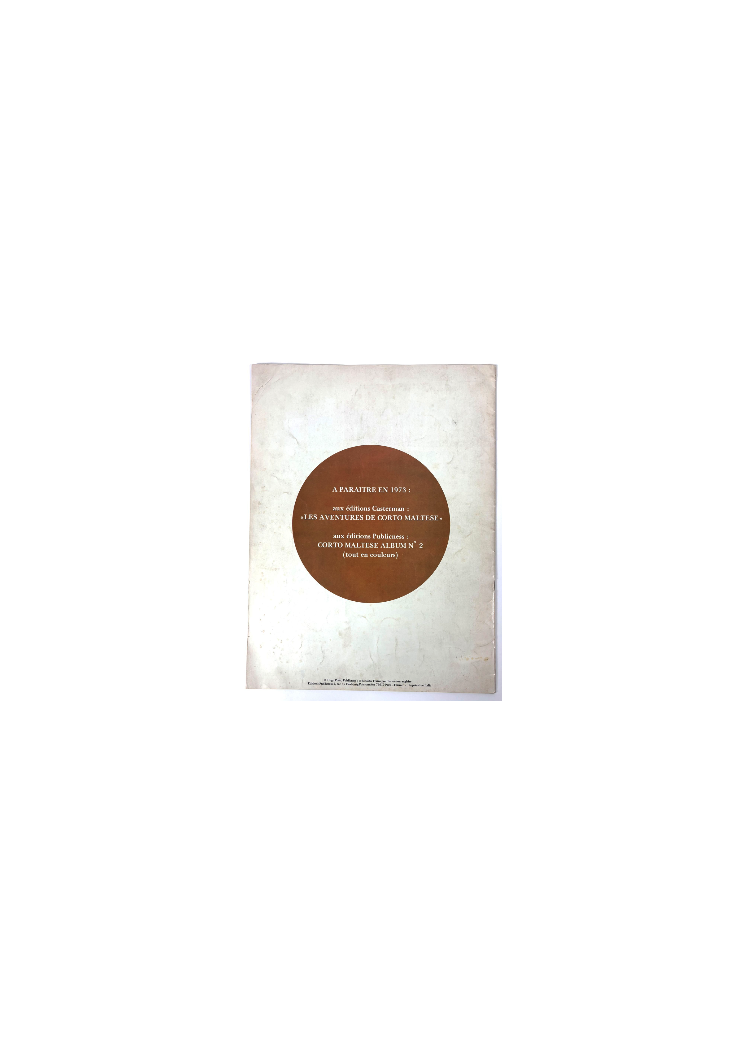 Pratt / Corto Maltèse / La Lagune des beaux songes / EO / Rare album en bon état +