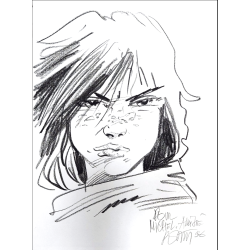 Thorgal / Très grand dessin original de Rosinski Grzegorz / Louve / Grand Format