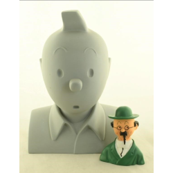 Buste Tintin inspiré du buste de Regout. Hauteur : 33 cm
