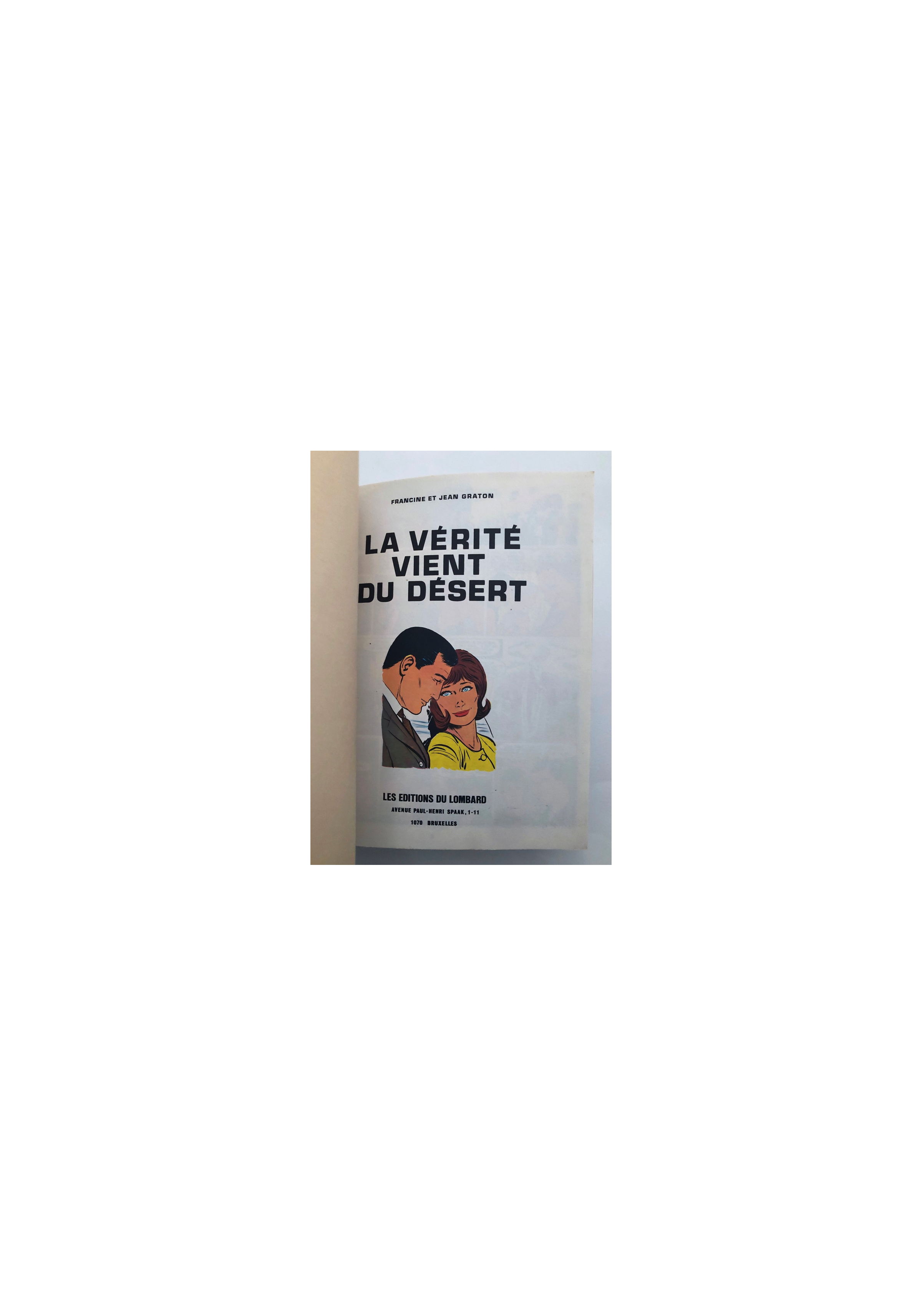 J. Graton / Les Labourdet T.03 / La Vérité vient du Désert / B / EO / 1970