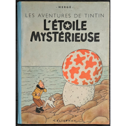 Tintin T.10 / L'étoile mystérieuse / Hergé / B1 / Album Restauré / 1946