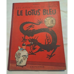 Tintin T.05 / Le lotus bleu / B1 / Album restauré / EO belge / 1946