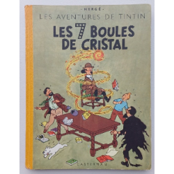 Tintin T.13 / Les 7 boules de cristal (B3) / C / Réédition / 1949