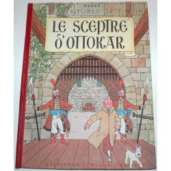 Tintin T.08 / Le Sceptre d'Ottokar / Hergé / B1 / C / EO Couleurs / 1947