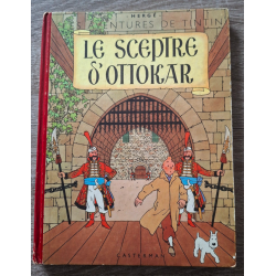 Tintin T.08 / Le Sceptre D'Ottokar / Hergé / B4 / 1950