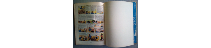Tintin T15 / Au Pays de l'Or Noir / Hergé / B4 / C / EO / 1950