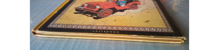 Tintin T15 / Au Pays de l'Or Noir / Hergé / B4 / C / EO / 1950