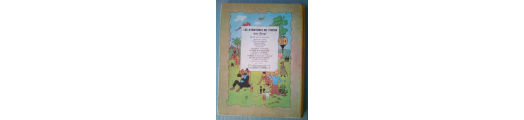 Tintin T15 / Au Pays de l'Or Noir / Hergé / B4 / C / EO / 1950