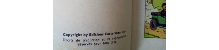 Tintin T15 / Au Pays de l'Or Noir / Hergé / B4 / C / EO / 1950