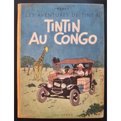 Tintin T.02 / Tintin au Congo / Hergé / C / EO couleurs / 1946