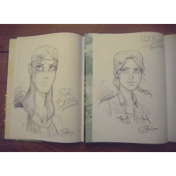 Les rescapés d´Eden T.01 & T.02 / 2x C / Dédicace Siteb / EO / 2019/2020