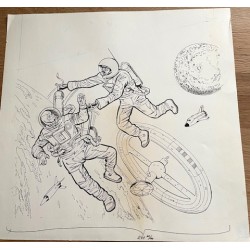 Dan Cooper / Weinberg / Original Couverture revue allemande