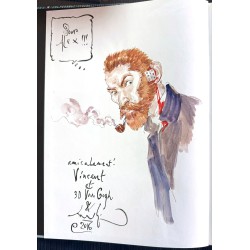 Vincent et Van Gogh T.02 / Trois lunes / Dédicace Smudja / EO / 2010