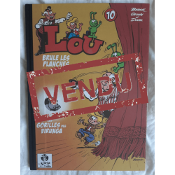 Lou T.10 / Lou brûle les planches / Berck / ex-libris + dédicace - C - TL - (2012)