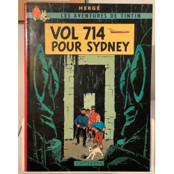 Tintin T.20 / Vol 714 pour Sydney / Hergé / B37 / 2ème tirage / C / EO / 1968