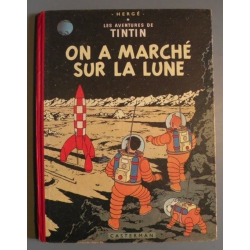 Tintin T.17 / On a marché sur la Lune / Hergé / B11 belge / C / EO / 1954